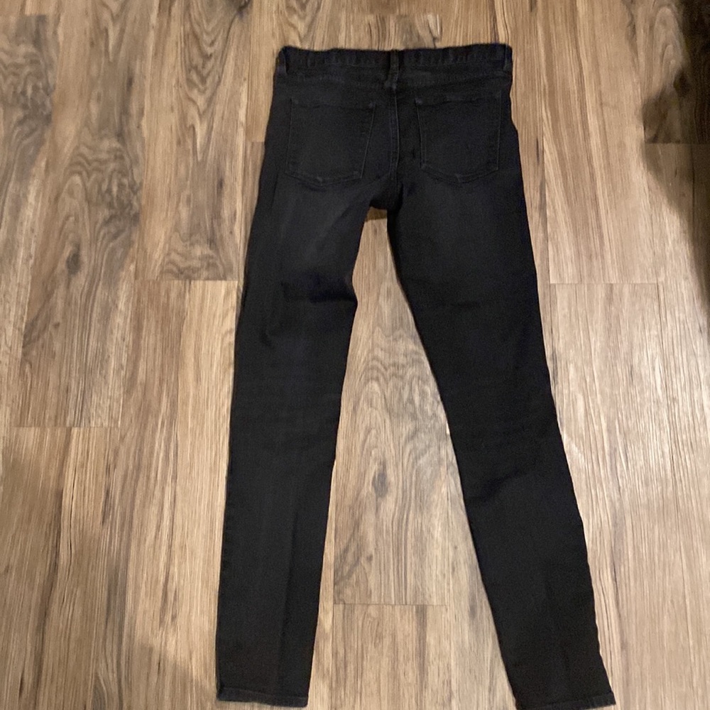 J Crew Toothpick Jeans Black 27R - Picture 4 of 9